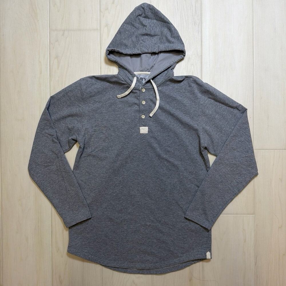 BYLT Basics Drop Cut Long Sleeve Hooded Henley